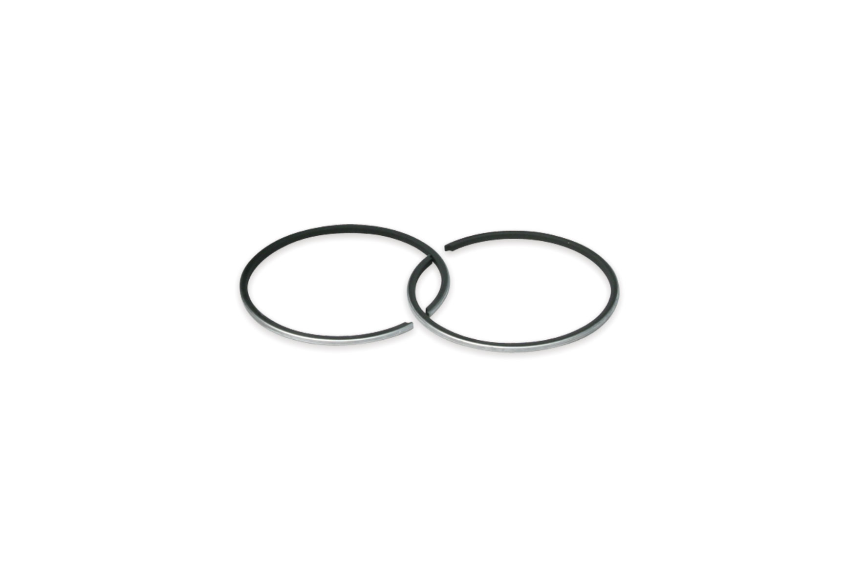 Malossi 2 piston rings D.46.3x1.5 rectangular chrome-plated